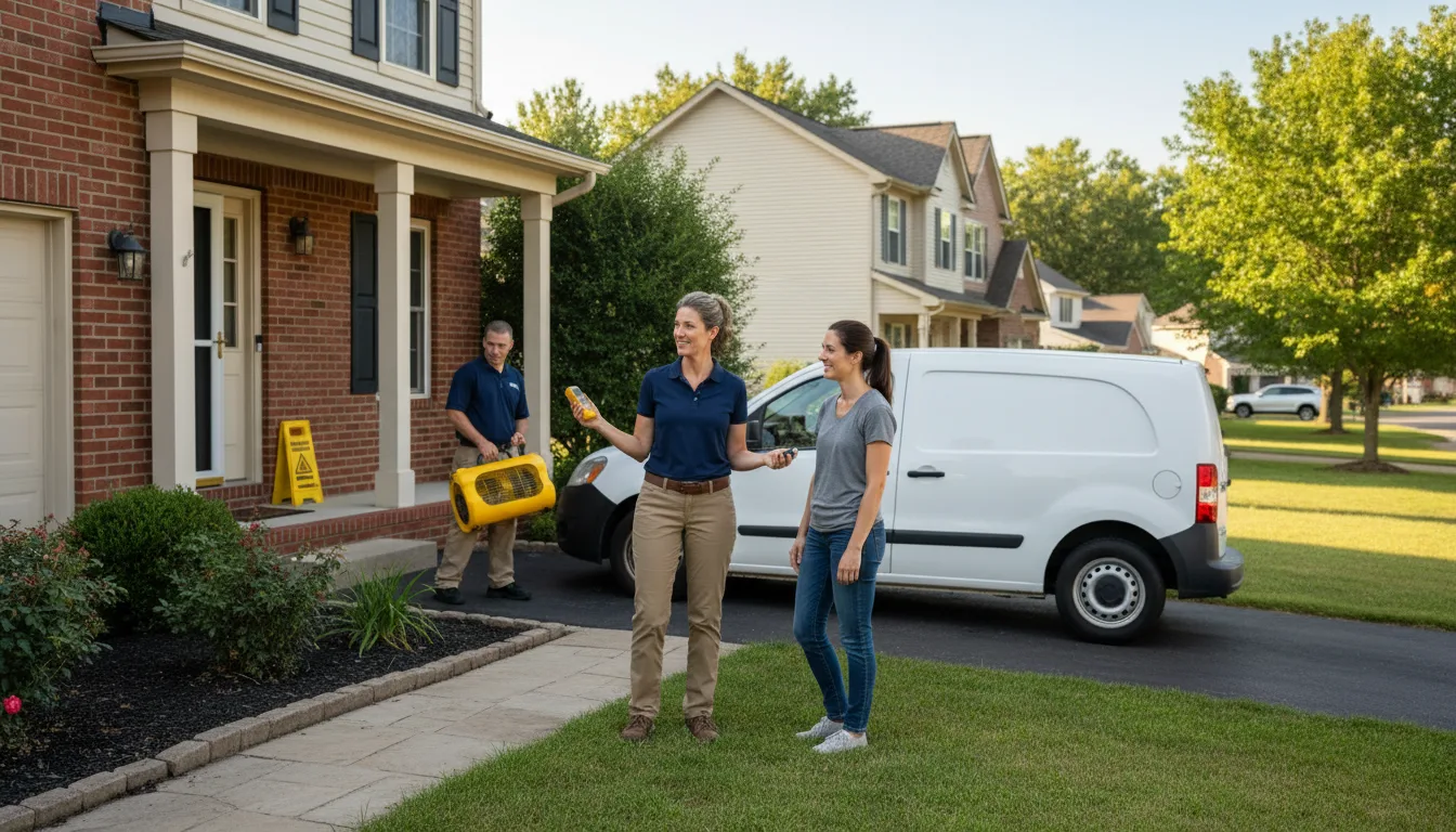 Water restoration image for Home Water Damage Repair in Luxemburg, IA